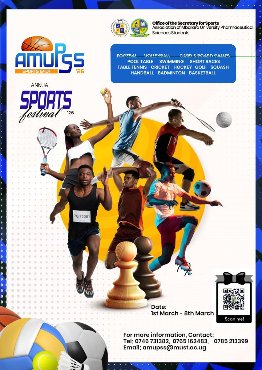 🔥One festival. many sports. Endless glory 💃🏽
Where champions rise and legends are made ‼️
From chess ♟️ to football ⚽,
Swimming to basketball 🏀 
There's a game for everyone 🎯
Compete 😌 conquer 🧃 celebrate 🥂🥳