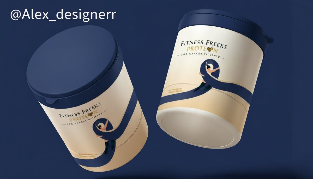 Alex_designerr's tweet image. Design isn’t just about looking good, it’s about feeling right.

New packaging work for Fitness Freeks. A study on balance, movement, and premium textures.

Strength in simplicity.
#fitness #GraphicDesign #ProteinPackaging