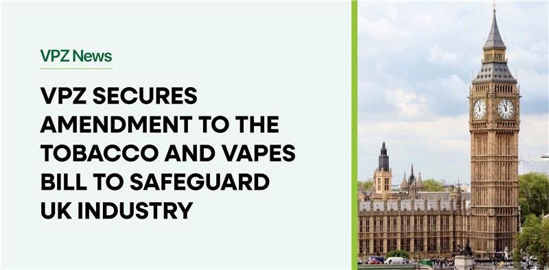 PaulAtVPZ's tweet photo. VPZ has secured a key amendment to the Tobacco and Vapes Bill 

https://t.co/qDDV0PyRVS https://t.co/VwlPYFWAxn