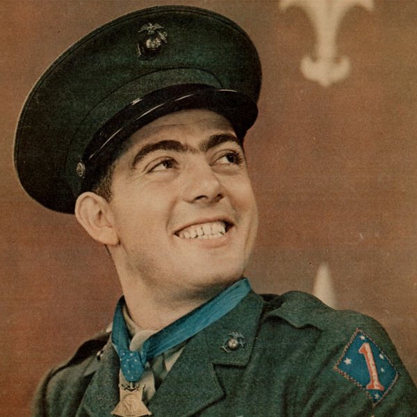 EchoesofWarYT's tweet photo. On this day in 1945 on the island of Iwo Jima, American & Marine Corps legend John Basilone lost his life. 

He was awarded the Medal of Honor for heroic actions during the Battle for Henderson Field in the Guadalcanal campaign, and the Navy Cross posthumously for extraordinary heroism during the Battle of Iwo Jima. 

He was the only enlisted Marine to receive both of these decorations in World War 2.

We remember Manila John today 🇺🇸🇺🇸🇺🇸