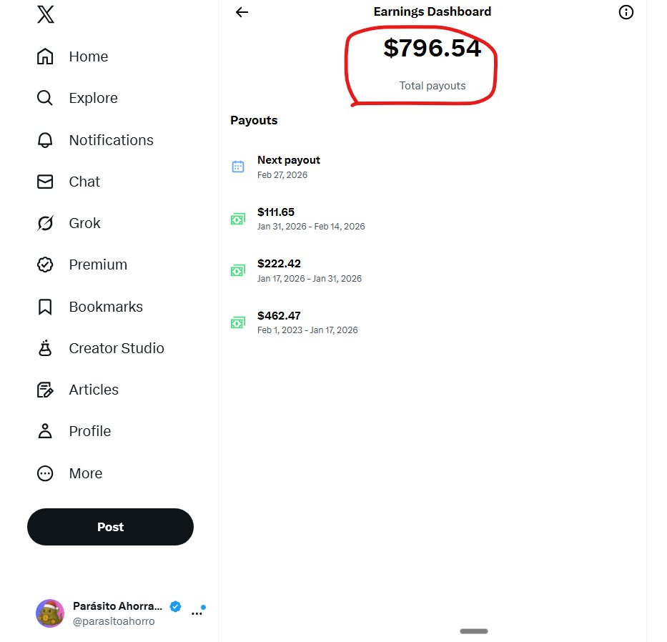 Parásito Ahorrador tweet media