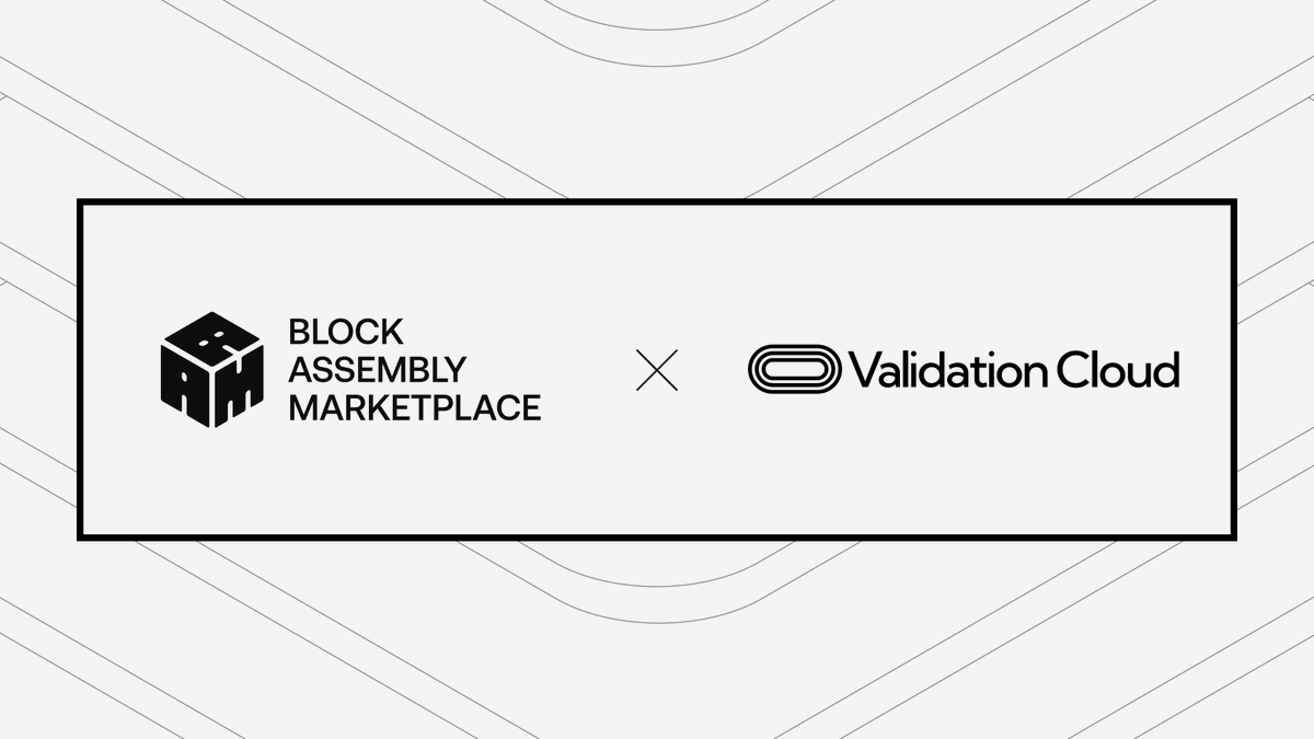 jito_sol's tweet photo. And another one!

Excited to share @ValidationCloud is now running BAM 💥

338 BAM validators and counting, bringing the Solana 2.0 vision to reality.

When do you think BAM hits 50% network stake weight? https://t.co/kbw7fwJ3cV