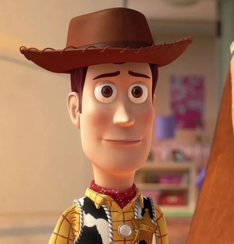 poptime's tweet image. MEU DEUS! Woody está ficando CARECA por conta de sua idade em “Toy Story 5”. 🥹