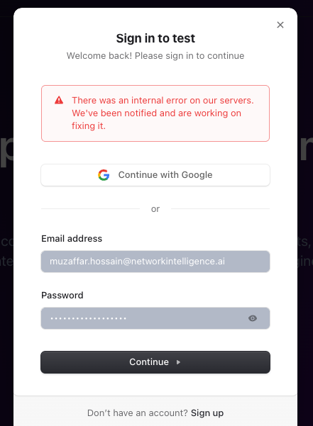 is clerk down? <a href="/clerk/">Clerk</a>