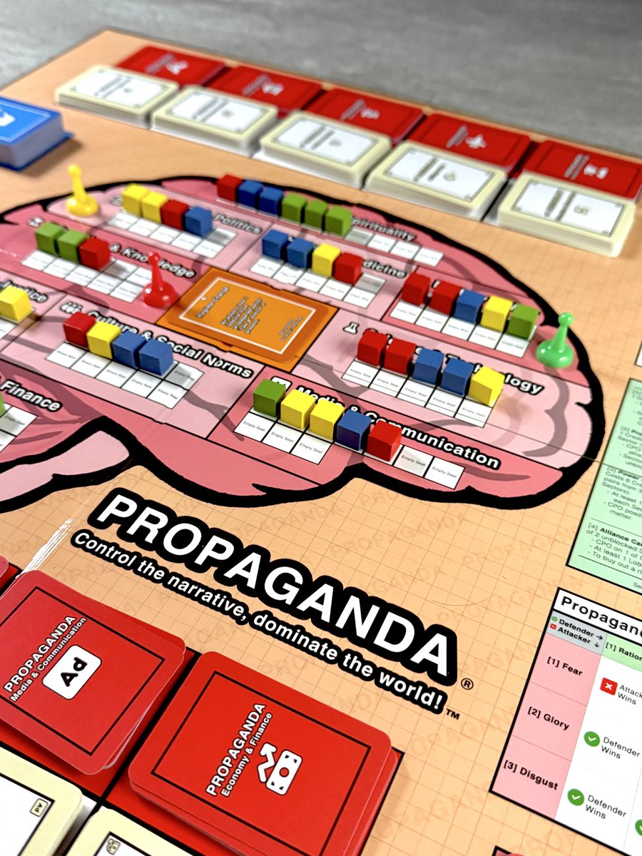 StrategyDogs's tweet photo. Even the world’s biggest power brokers know…
The real battle isn’t on the battlefield.
It’s in the narrative.

🎯 All the real Power Brokers Play PROPAGANDA, the board game at https://t.co/Ikquk43SSl.

Get your copy before someone controls the story without you. https://t.co/BXsVVId8iZ