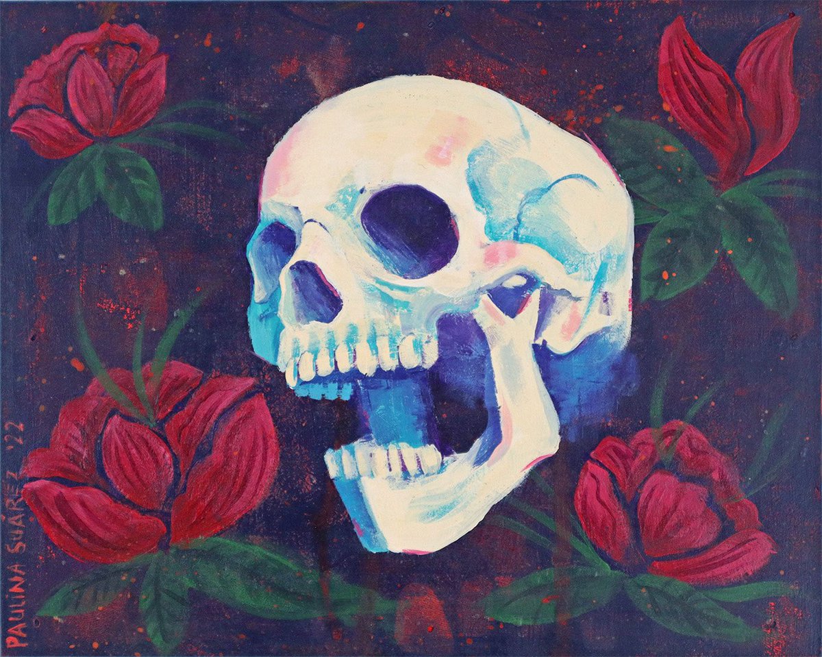 miniPau23's tweet photo. Les invito a mi exposición 
“Memento Mori: Recuerda Morir”
La inauguración será el jueves 5 de marzo de 2026 en Fundación Cultural Aldebarán (Melchor Ocampo 39, Centro de #Querétaro) a las 20:10 hrs.

.
.
#artesplásticas #artistaplástica #arte #pintura https://t.co/vroX3stv1W
