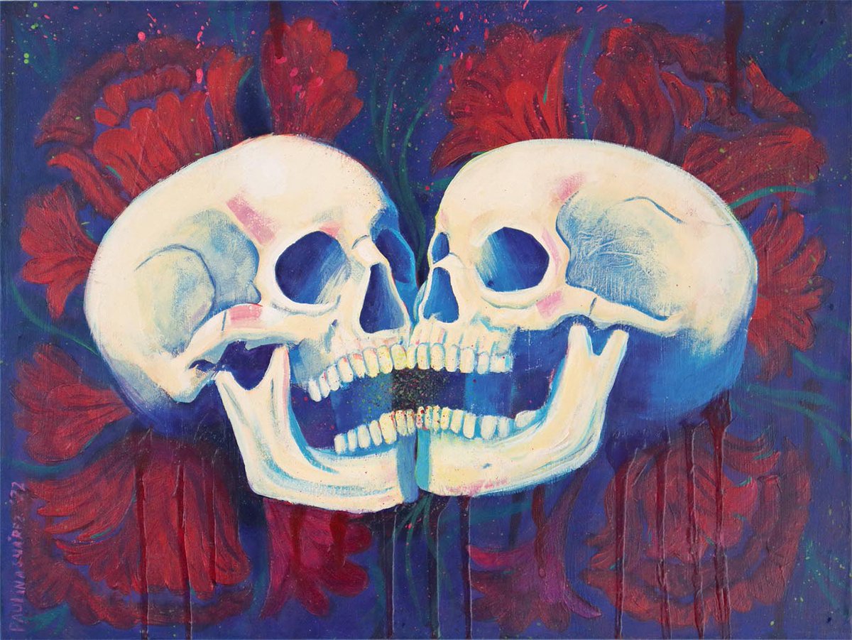 miniPau23's tweet photo. Les invito a mi exposición 
“Memento Mori: Recuerda Morir”
La inauguración será el jueves 5 de marzo de 2026 en Fundación Cultural Aldebarán (Melchor Ocampo 39, Centro de #Querétaro) a las 20:10 hrs.

.
.
#artesplásticas #artistaplástica #arte #pintura https://t.co/vroX3stv1W