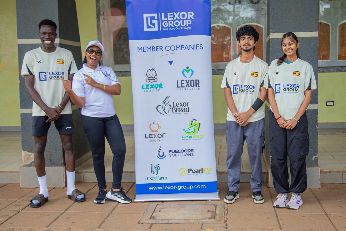 LexorUg's tweet photo. Yesterday, the Lexor Group had the privilege of attending the opening ceremony of the Uganda International Badminton Challenge at Lugogo MTN Arena. It was truly exciting to cheer on our badminton team and celebrate their impressive victories. At Lexor Group, we remain deeply committed to the core values of true sportsmanship.❤️