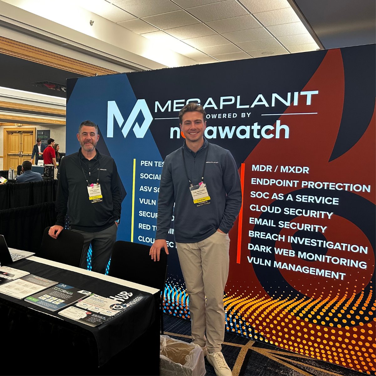We’re at Booth #242 for @TribalHub’s 6th Annual #CybersecuritySummit2026! 
 
Stop by the MegaplanIT and @Novawatch booth to talk about:
 
🔸 Practical approaches to risk management
🔸 Compliance frameworks (NIST, SOC 2, PCI DSS)
🔸 How to prove—not just promise—security maturity