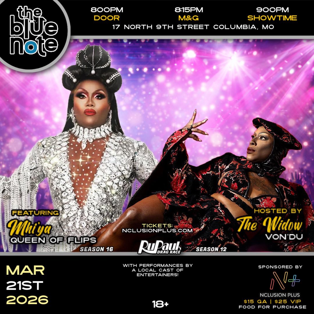 QueenOfFlipss's tweet photo. Columbia Missouri the “Queen Of Flipss” is coming! Come and catch me at The Blue Note for the whole weekend! We are about to have a fliptastic time! 🤸🏾♀️🤸🏾♀️🤸🏾♀️
#fliptastic https://t.co/4oyONUijmY