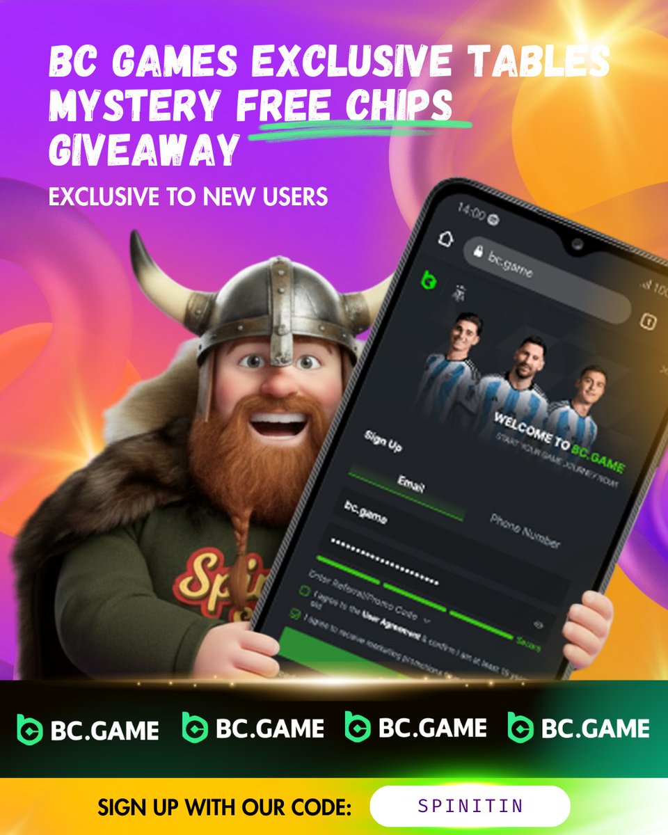 SpinitinSlots's tweet image. NEW BC GAME USERS TAKE NOTE 👀🚨

Ready to level up your game? 🎰🔥

We’ve teamed up with @bcgame to bring you access to:
✨ Exclusive tables
🎁 Mystery FREE chips
💰 A special new user giveaway

All you need to do is sign up and use our code:
👉 SPINITIN

Don’t miss out the