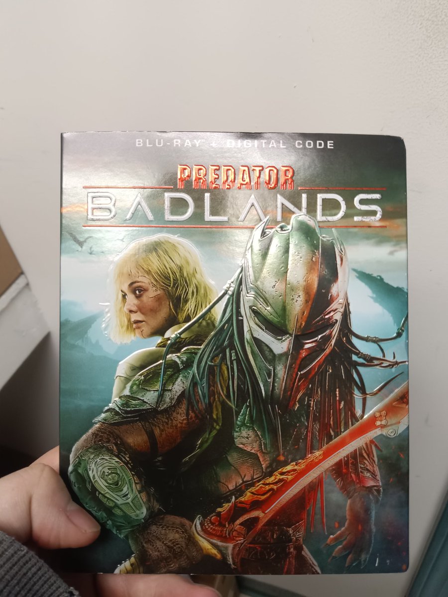 New movie addition to ye movie collection.
#PredatorBadlands