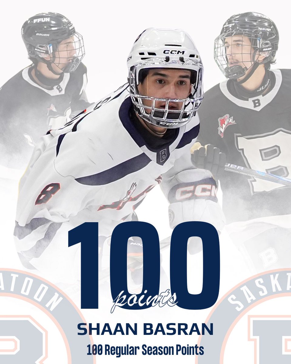 💯100 POINT CLUB💯

Congrats to F Shaan Basran as he nabbed his 100th career point in regular season play hitting the mark with an assist on Saturday

He also moved into 13th place ALL-TIME in franchise history for Reg Season GP

Congratulations on reaching these milestones Bas!