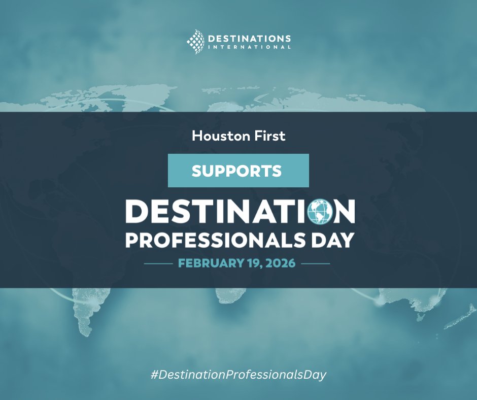 HoustonFirst's tweet photo. Happy #DestinationProfessionalsDay! 🙌
Our team is the heart of our success and focuses on the development of the destination brand strategy, promoting the city worldwide, driving tourism and convention business, operating world-class facilities and much more. https://t.co/aYpN2YiYDV