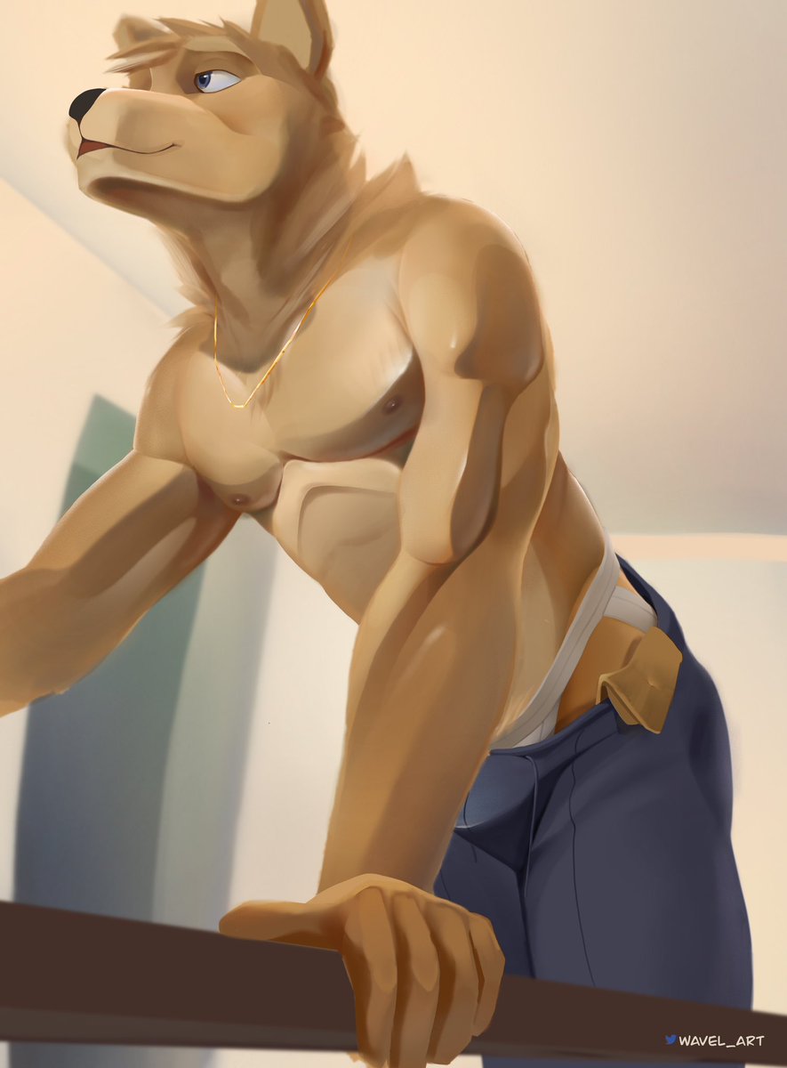 A working dog🦮 
#furry #furryartwork #dog #lgbt #LGBT