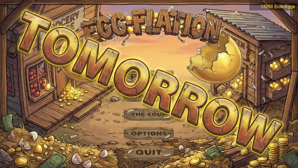LexicaWorks's tweet photo. Tomorrow!!!!
The Full Version of Egg-flation launches.
https://t.co/LJqhpuIsFR 
#EggFlation #indiedev #roguelite #gamedev https://t.co/5xz1PVivca