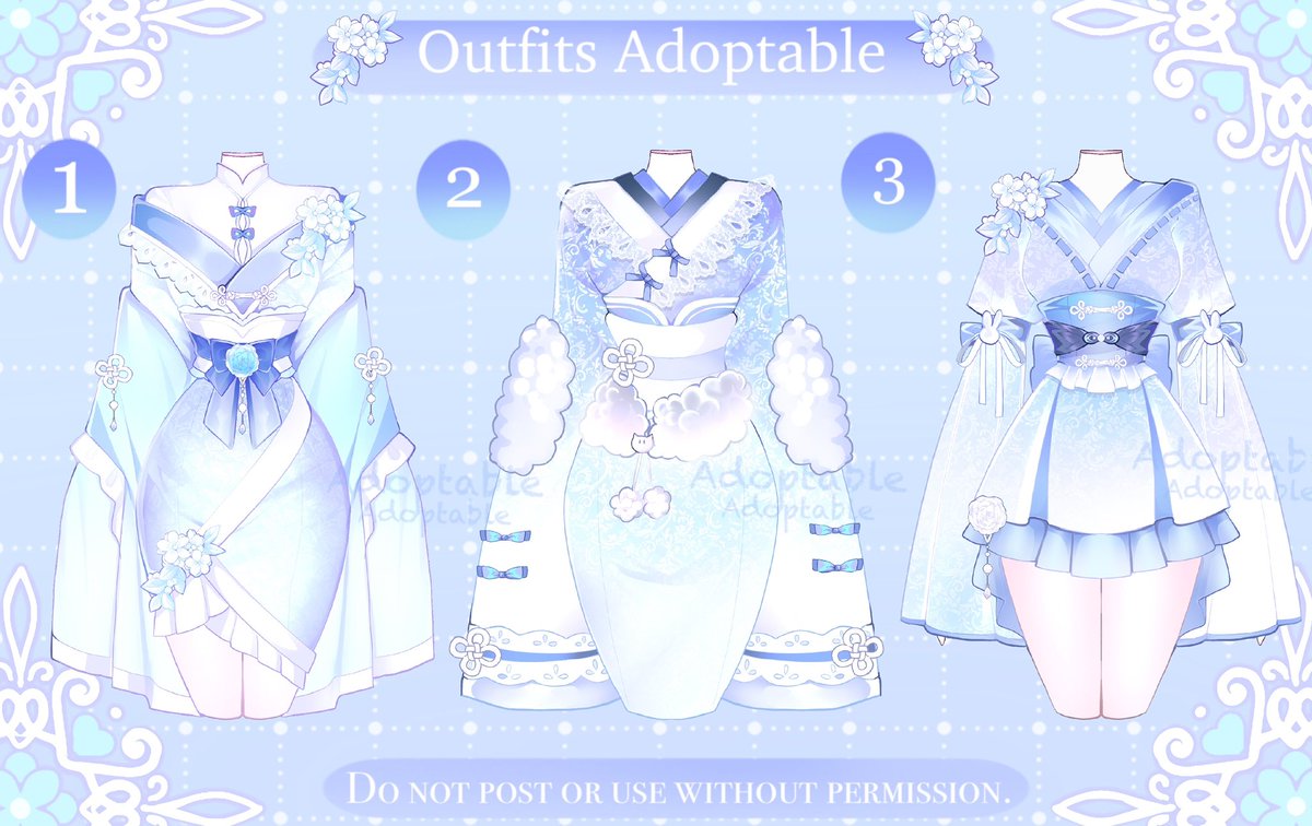 [open] Adoptable Outfit batch 158 by saki19755 on DeviantArt deviantart.com/saki19755/art/…

𐙚🧸ྀི₊˚⊹VGENᰔ₊🍓♡⋆🍰
Just in case anyone is interested.💚
vgen.co/sakisang   

#vgencomm #VGen  #Commission #commissionsopen #Commissionart #art 
#artwork