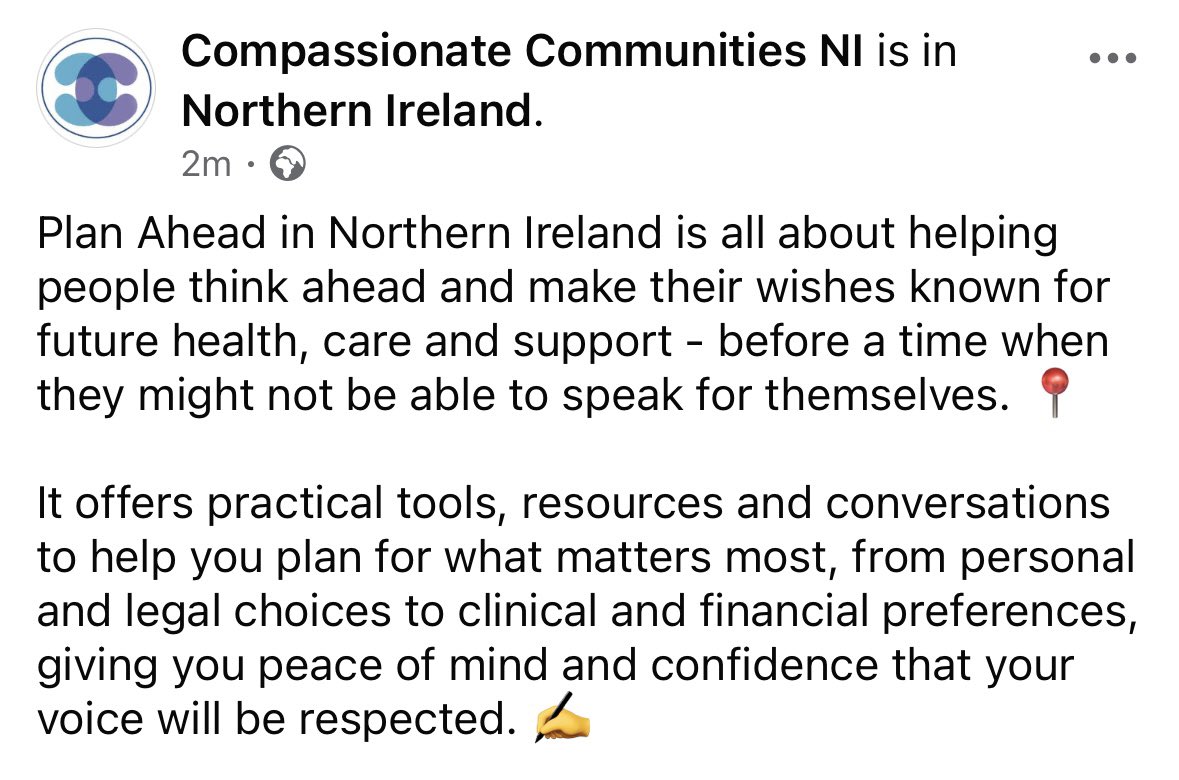 Compassionate Communities NI tweet media