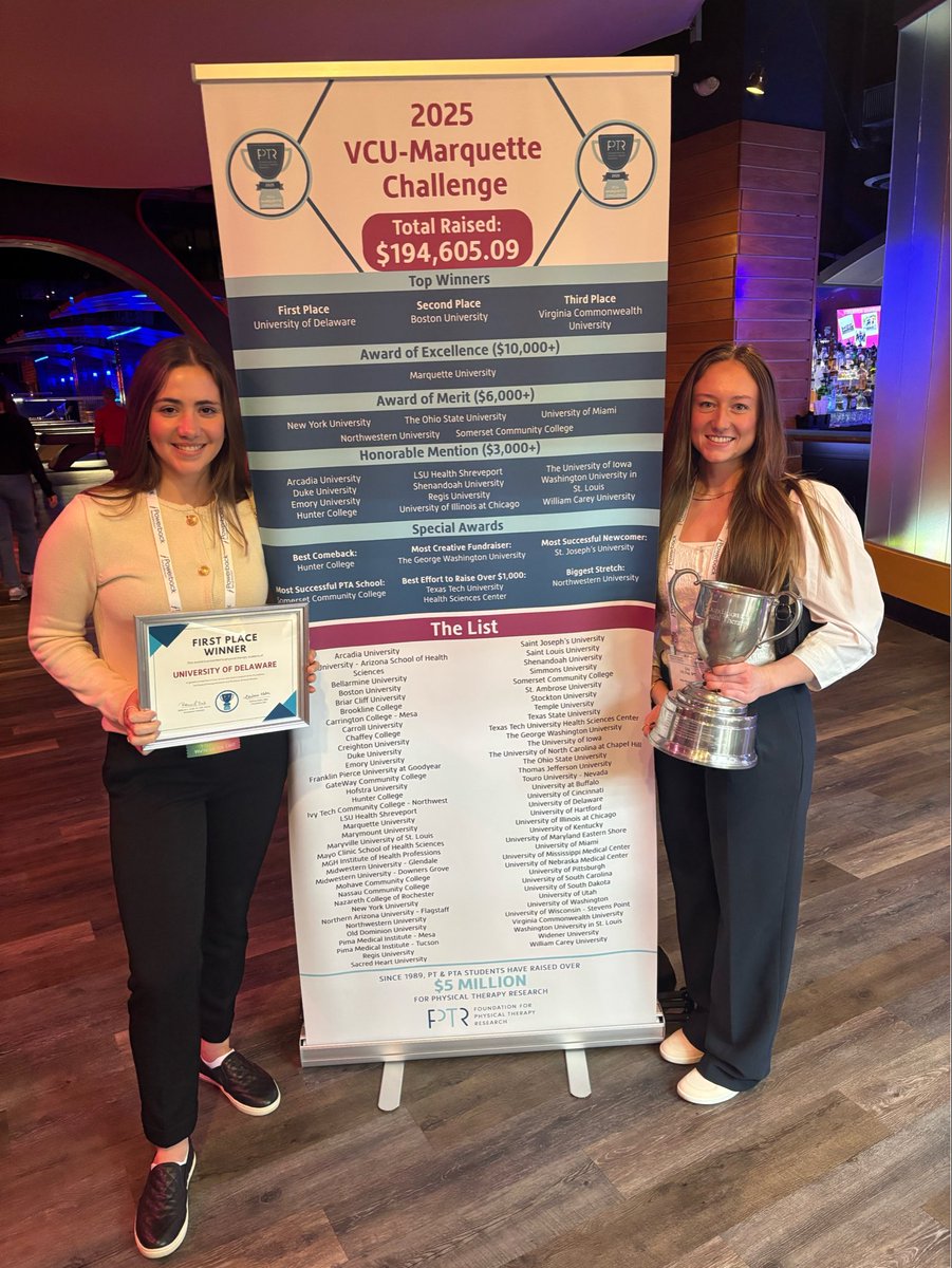 University of Delaware Physical Therapy tweet media