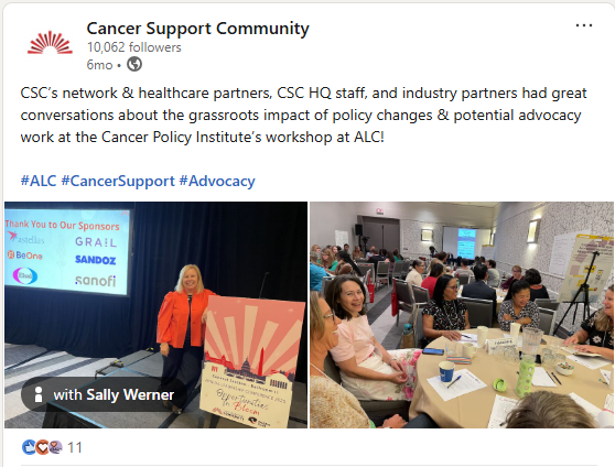 Cancer Support Community tweet media