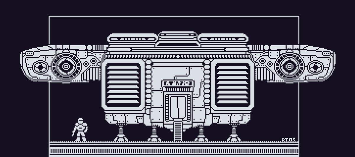 batnose's tweet photo. Spaceship!
#pixelart #pixelartist #gamedev #aseprite https://t.co/lq8HfloBCx