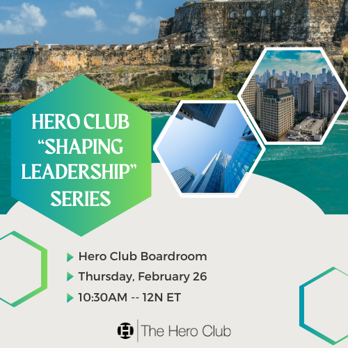 Momentum fades when leaders pause too long.

That’s why the Hero Club Boardroom THIS Thur, Feb 26 @ 10:30AM ET matters. It keeps us moving forward from Phoenix straight into San Juan. 

Stay engaged. Don’t miss out on opportunities for growth &amp; collaboration. See you Thur!