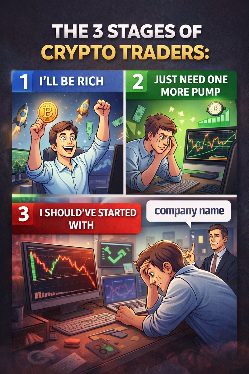 AdityaVerse08's tweet photo. 🔥But the real money is made by those who:
• Manage risk
• Protect capital
• Think like a financial system, not a gambler

That’s why crypto finance companies matter more than memes.

Infrastructure wins cycles.

Hype just rents attention.

Build smart. Trade smart.

Survive first — profits come later.
If you understand this, you’re already ahead. 👀
#Crypto #Finance #Bitcoin #Trading #Investing