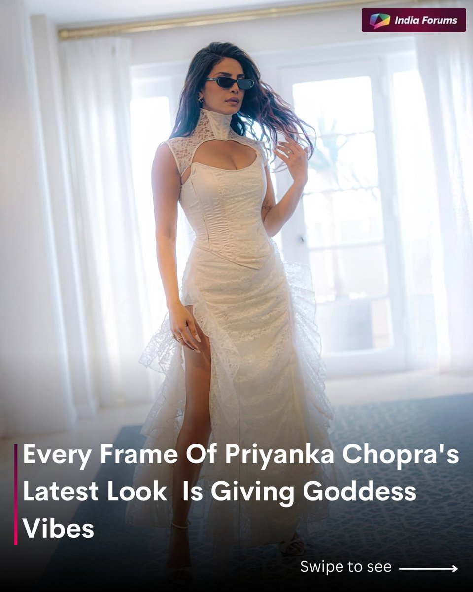 indiaforums's tweet photo. Priyanka Chopra serving major fashion goals — pure elegance🤍
.
.
.
#PriyankaChopra #PureElegance #GoddessLook #IF #IndiaForums https://t.co/BLDenMhb16