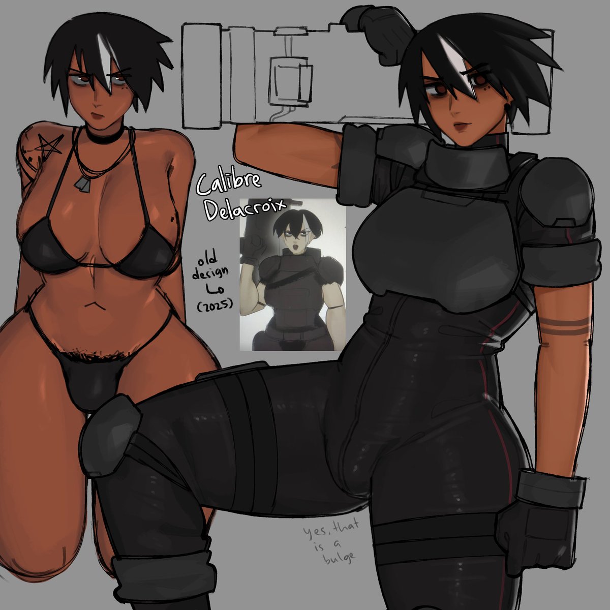 rraishura's tweet image. new oc cali