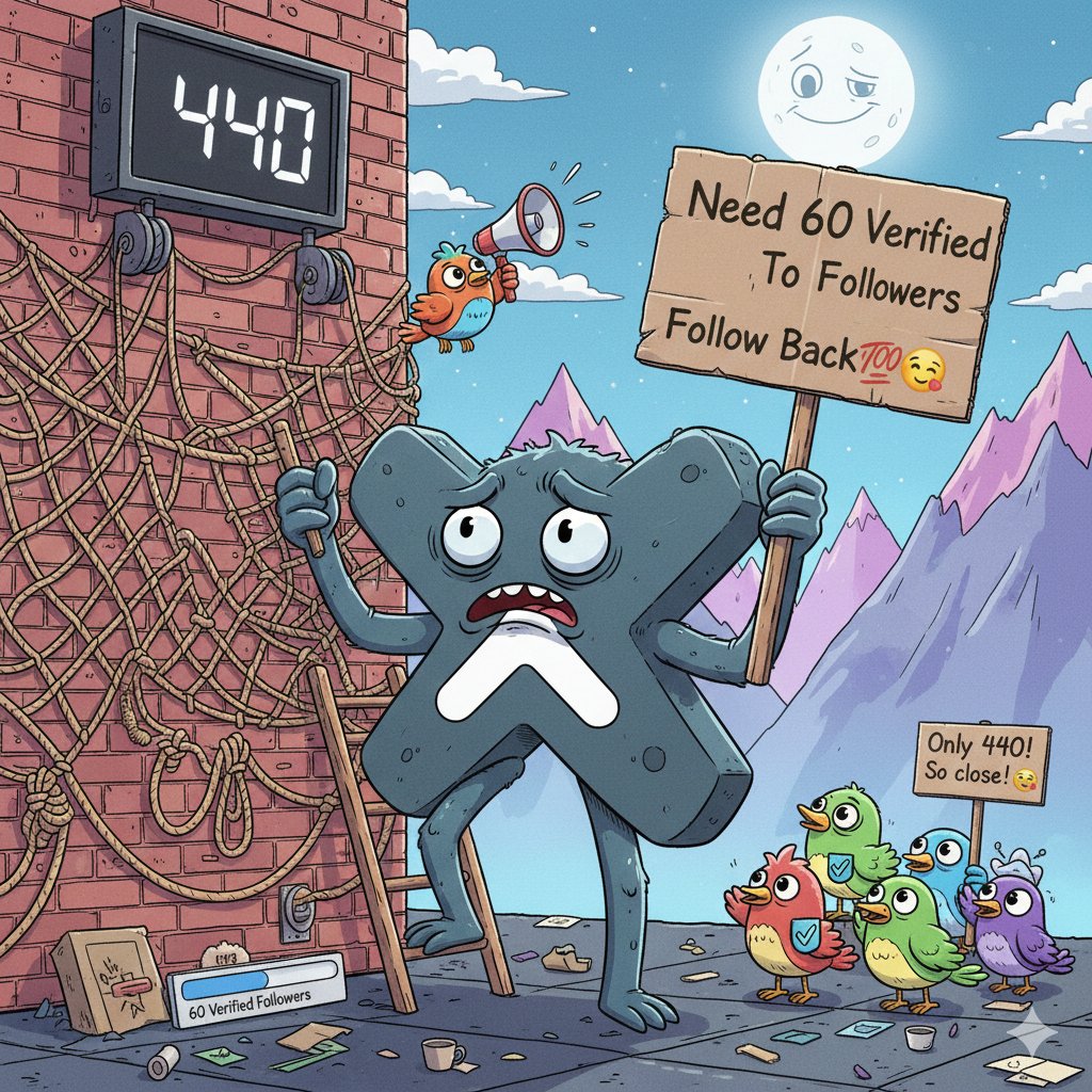 Need 60 Verified Followers To Reach 500

Follow Back💯😉