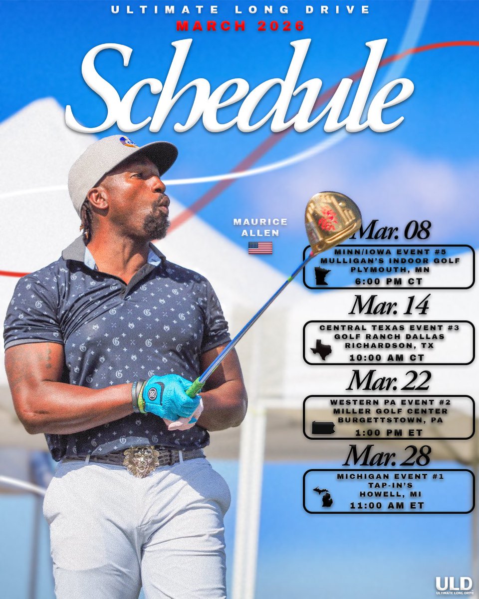 ULDChampionship's tweet photo. March is just around the corner 🗓️
Head to https://t.co/tP7g0oxiEw and get signed up
#ultimatelongdrive #uld https://t.co/1wZ20MeIbS