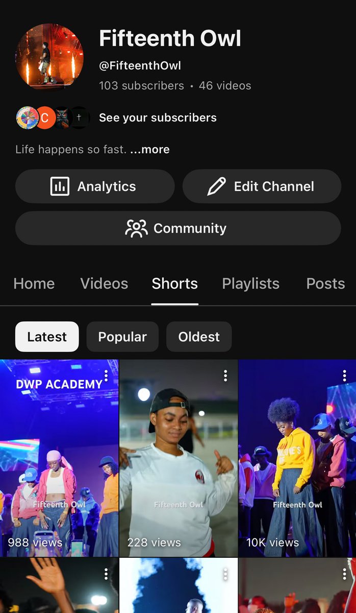 fifteenthowl's tweet photo. Celebrating 100 🎉🎊 subscribers on my YouTube channel 🪔. Thank y’all 🙏🏾

Kindly SUBSCRIBE if you haven’t yet
 
Link 🔗: https://t.co/973UjIW3xv https://t.co/1rRwSdmf9K