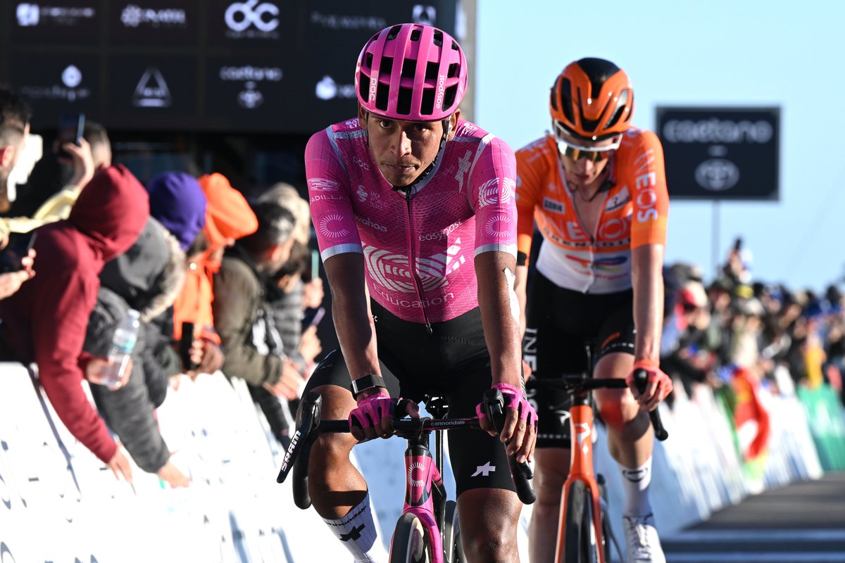 ef_aevolo's tweet photo. Okay Juan Felipe!!! 👏🤯 dude powered up the final climb with the big dogs on stage 2 of Volta ao Algarve and crossed the line in 12th place today! A great result for his first big race with our EF Education-EasyPost squad https://t.co/s2GbfVtITT