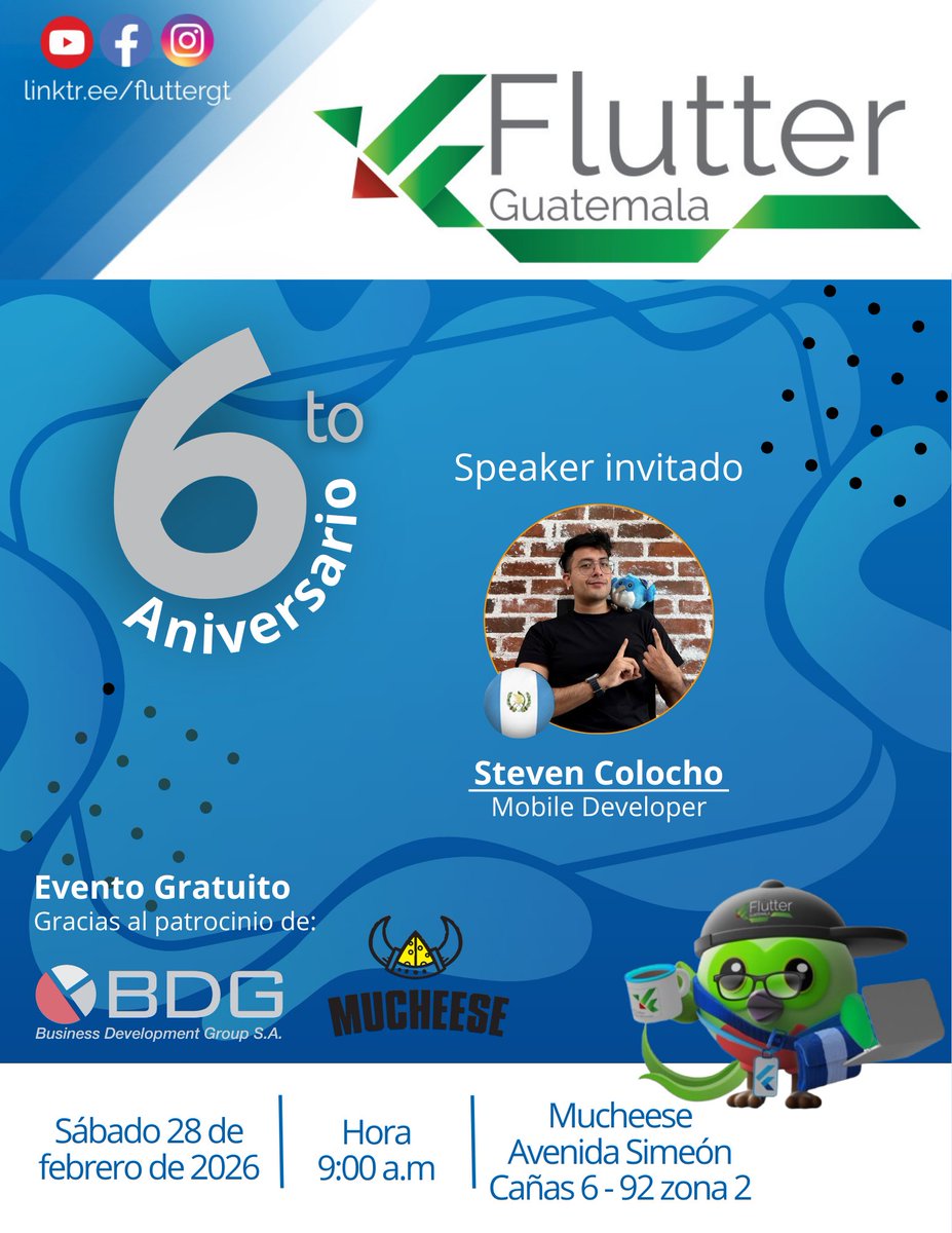 Flutter Guatemala tweet media