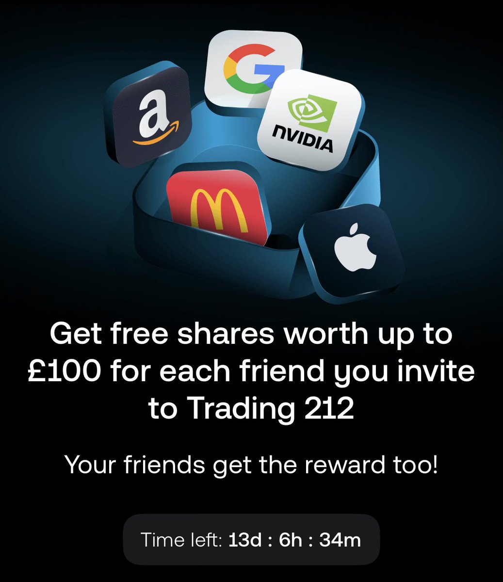 Somebody said FREE SHARES?
trading212.com/invite/1Bl7frZ… #crypto