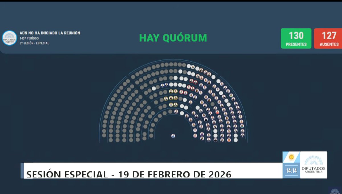 ⚠️HAY QUÓRUM #REFORMALABORAL

PARA QUE ESTEMOS TODES ATENTXS:

ACÁ VAN UNX POR UNX LXS EX PERONISTAS DE INNOVACIÓN FEDERAL...

SI FALTA ALGUNX ARROBALO ABAJO 👇

GOBERNADOR Passalaqua x.com/passalacquaok
Alberto Arrúa, x.com/albertoarruaok
Oscar Herrera,