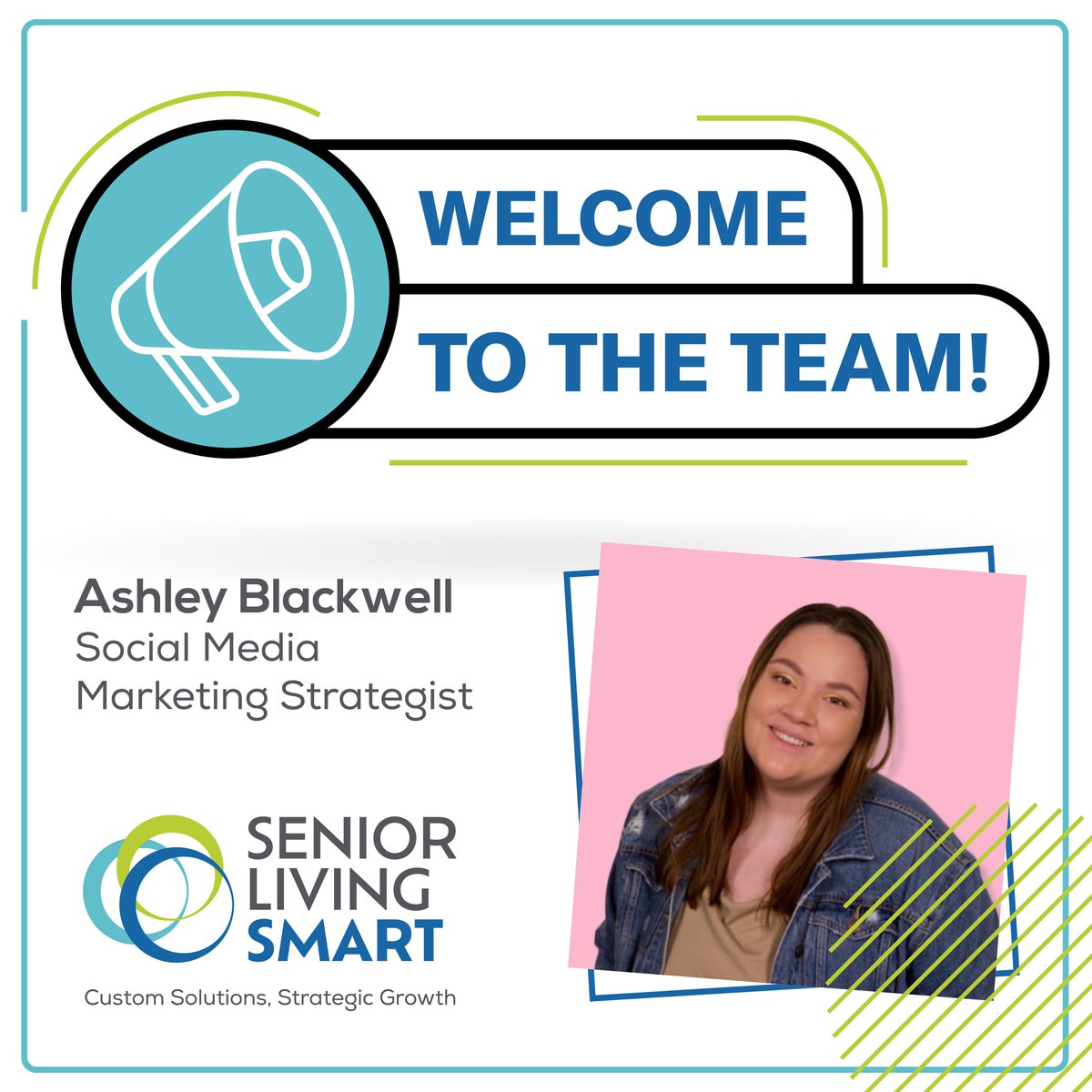GetSLSmart's tweet photo. Join us in welcoming Ashley Blackwell to the SLS team as our Social Media Marketing Specialist! We're so excited to have Ashley to lead the charge in social strategy, content creation, analytics, and storytelling. 🎉

#Socialmediamarketing #Socialmediastrategy https://t.co/F2DNqltgCE