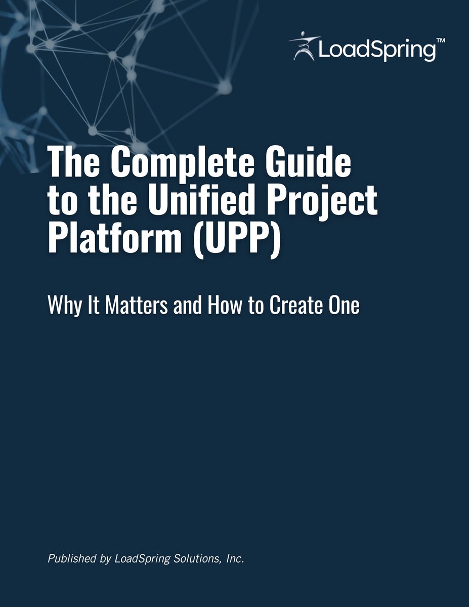 LoadSpring's tweet photo. How much time do you lose waiting for 'the latest numbers'? Manual extract-reconcile-validate cycles delay decisions and hide risk. A Unified Project Platform connects systems into one real-time source of truth. Stop reporting on last week—act now. https://t.co/0iptSHQwhs