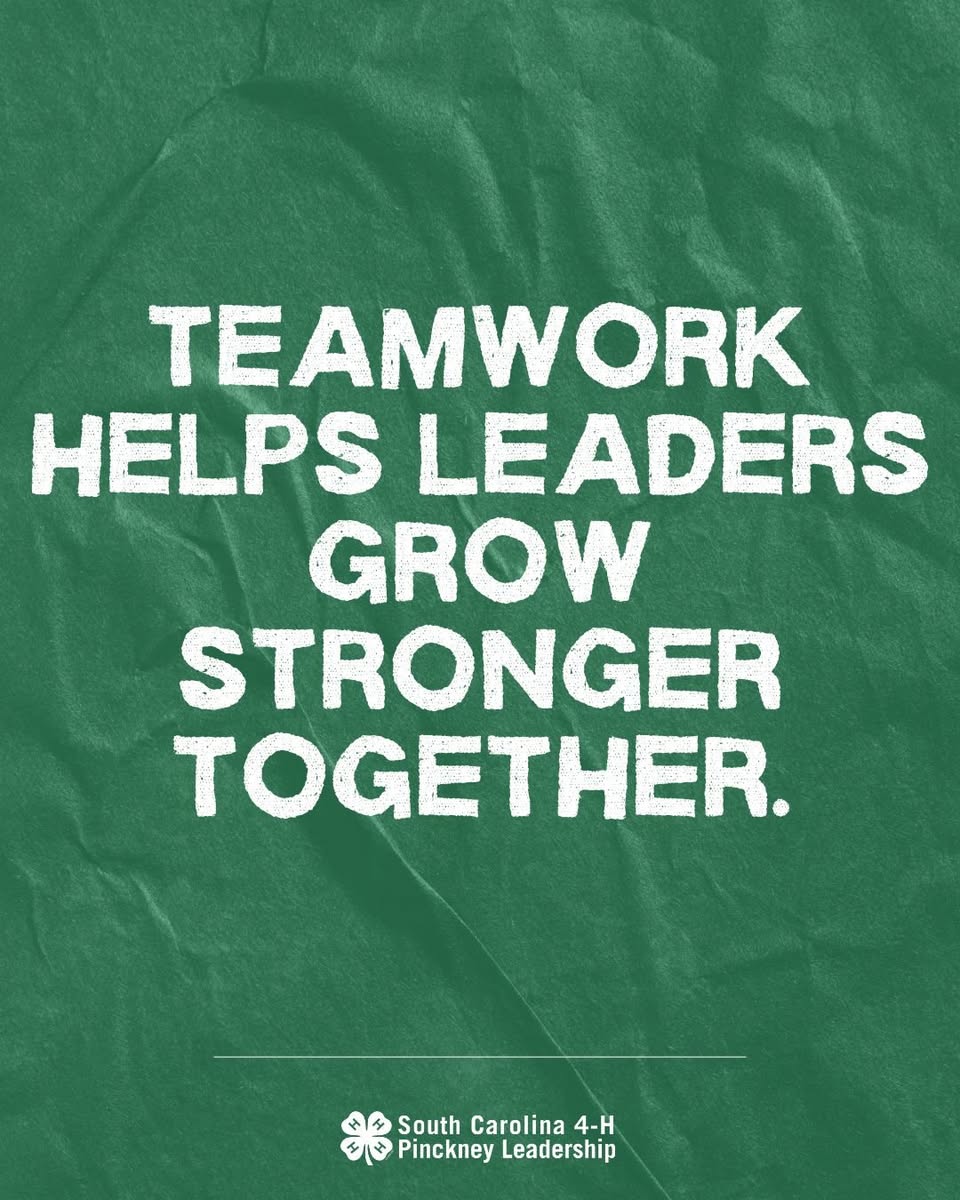 South Carolina 4-H Pinckney Leadership tweet media