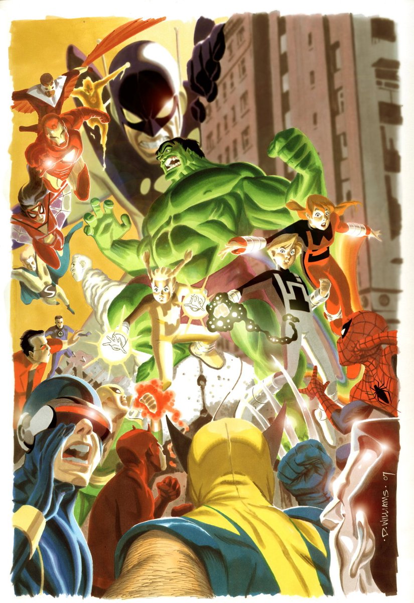 dwamsart's tweet image. #Marvel allowed me to get away with some more marker madness on another #Hulk #PowerPack cover back in 2007.