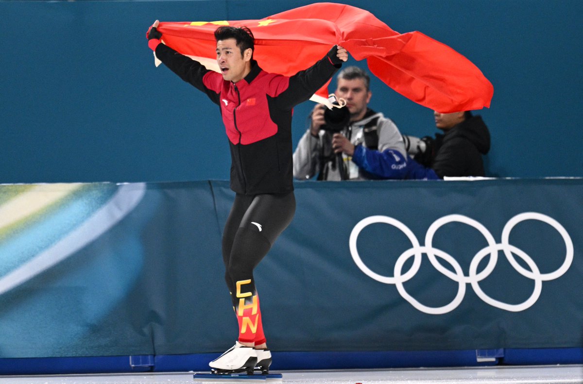 ISU_Speed's tweet photo. Pause. Breathe. Let it sink in. 🏆🥹 

🥇 Zhongyan Ning 🇨🇳 - 1500M

#Olympics #WinterSports #WinterOlympics #ISUShowtime #MilanoCortina2026 #SpeedSkating https://t.co/axqMQ0Lk7j