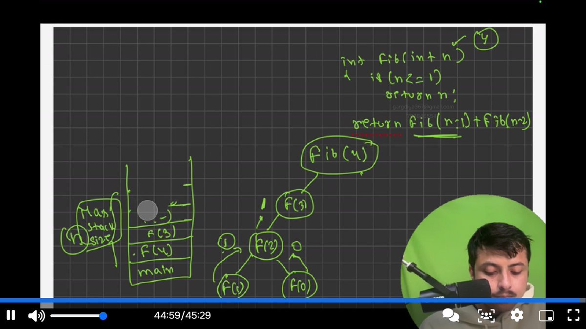 gargdiya367's tweet photo. #Lecture35 of STRIKE DSA by @rohit_negi9 
Today Topic Covered:-
   1. Time and Space Complexity of recursive code.
   2. Merge Sort Code Implementation.

@CoderArmy 

#strikecoderarmy   #dsapractice
#codingproblems  #recursion https://t.co/djOXTfNJF5