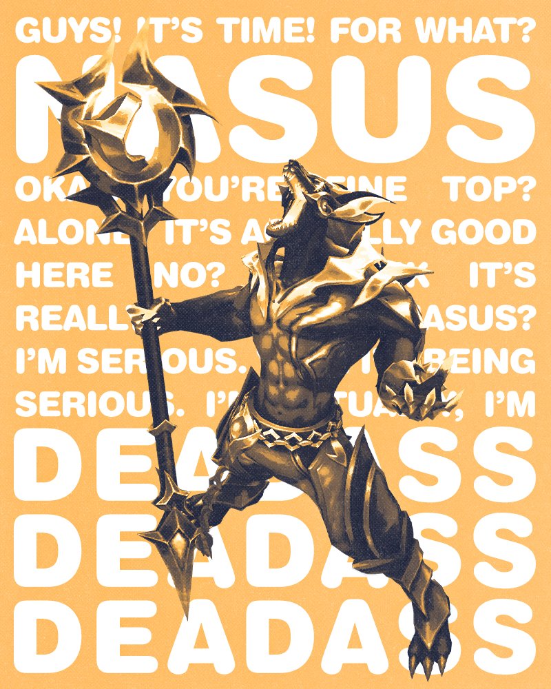 MadebyParfait's tweet image. Nasus

#DSGWIN  #LCS