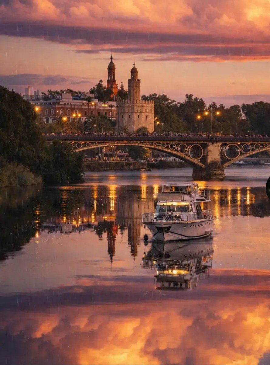 En Sevilla hay reflejos que son insuperables.