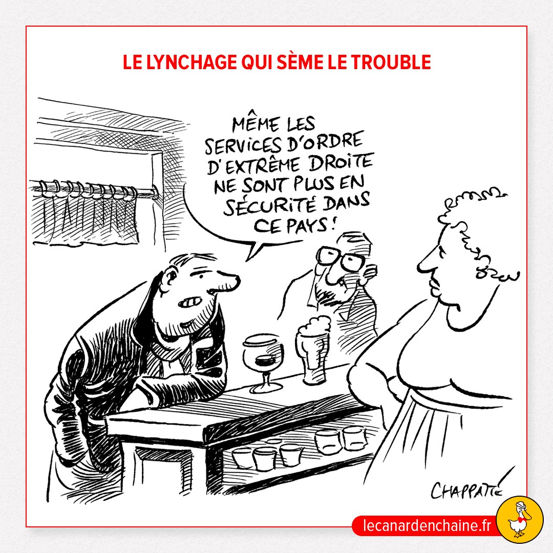 canardenchaine's tweet photo. ✏️ Vu par Chappatte
#quentinderanque #extremedroite https://t.co/5g9MQQBrvy