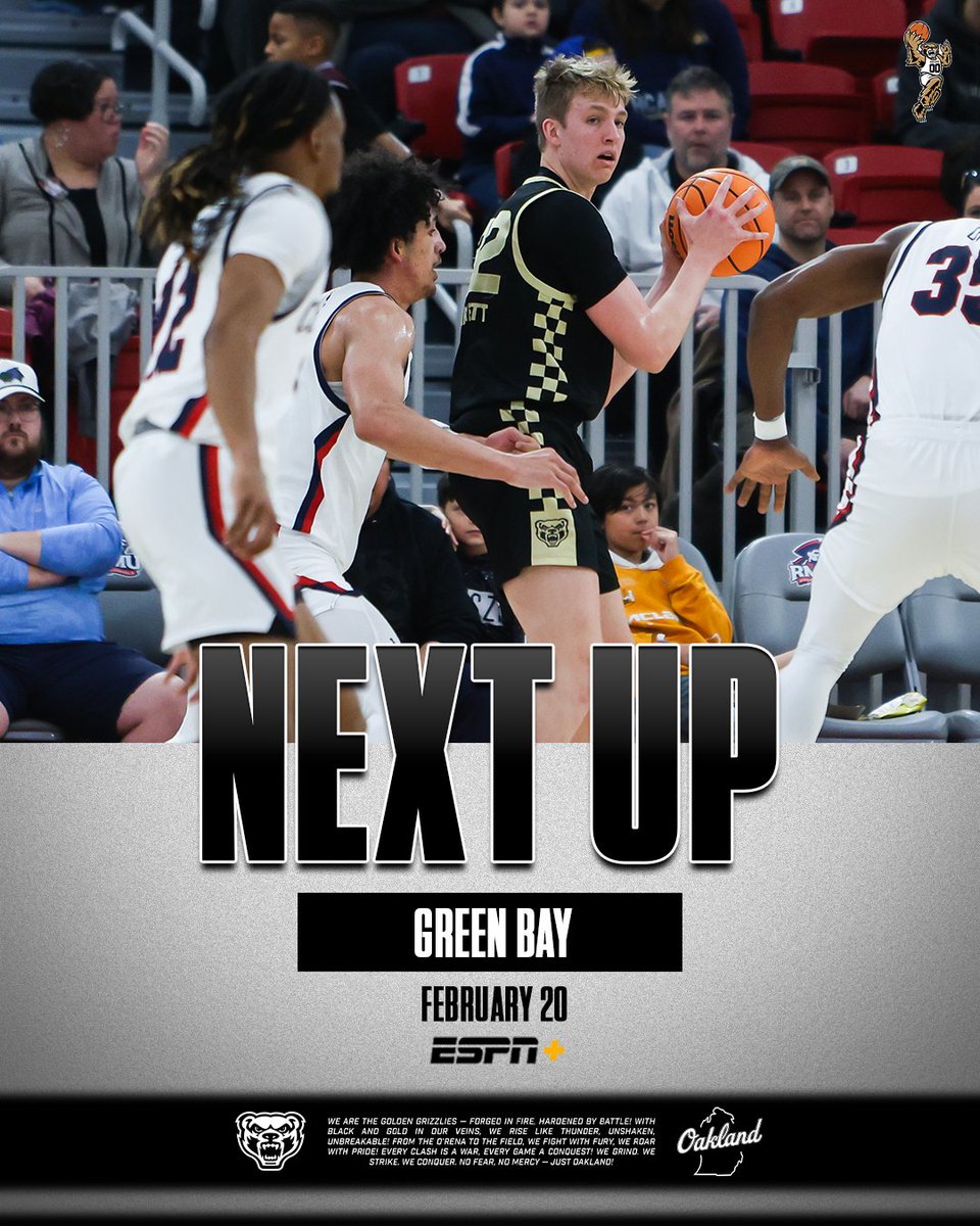 Oakland Men's Basketball tweet media