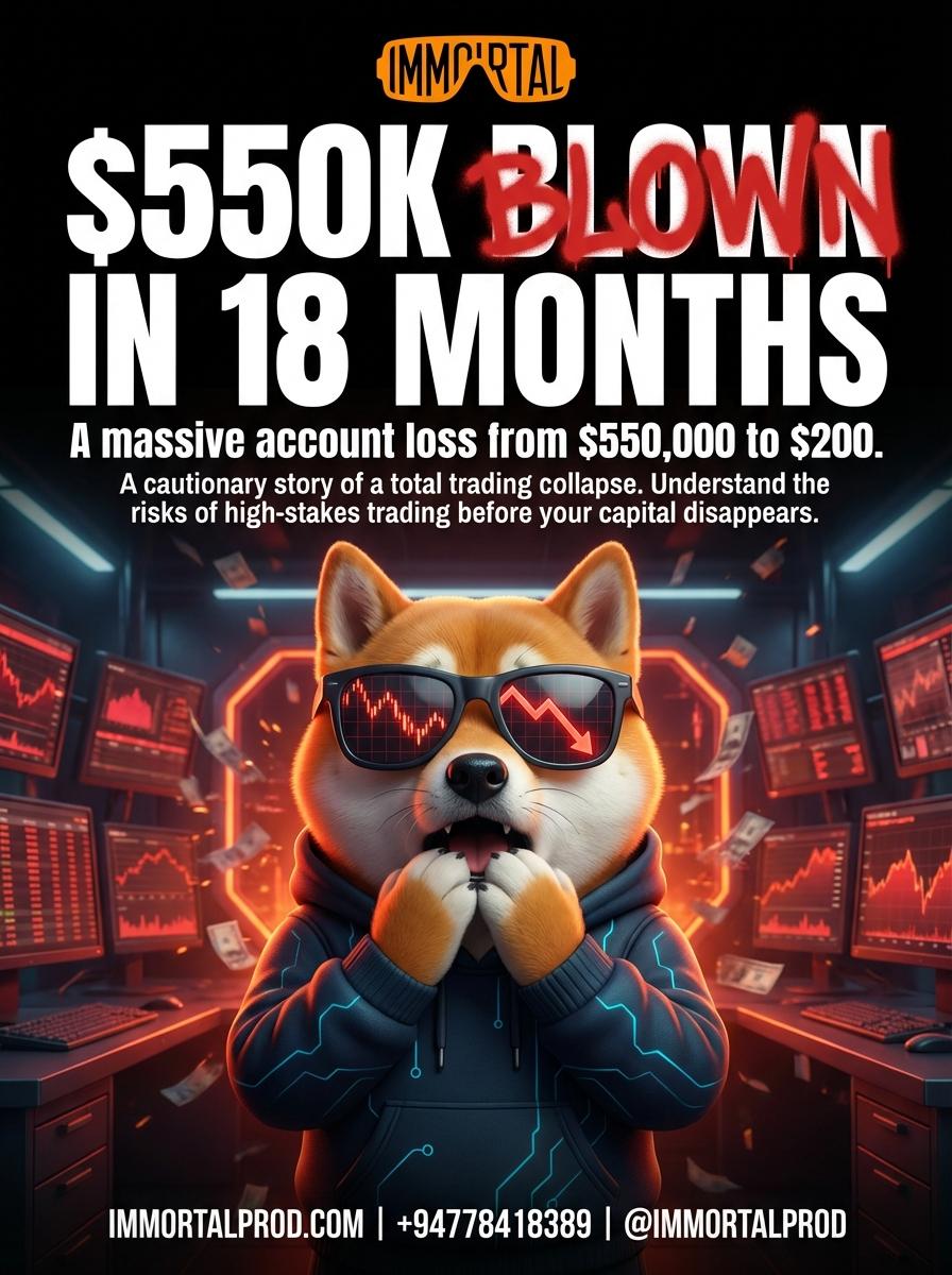 impres360's tweet photo. $550,000 TO $200 IN 18 MONTHS. 📉

That’s not a "dip"—it’s a total collapse.

High-stakes trading eats the unprepared for breakfast. Understand the risks before your capital vanishes into thin air.

Don't be a cautionary tale. Build for longevity.

#Trading #Crypto #Risk #Wealth https://t.co/z8LFeOQaKp