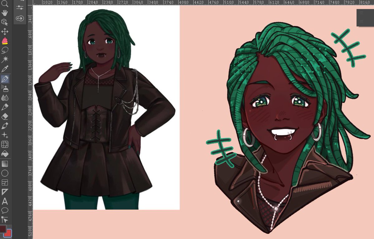 miinmir's tweet image. do u ever wonder if serenity's style leans more towards goth or rocker fashion

#olnf #OurLifeNowAndForever