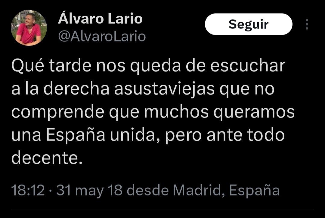 El "joven" de la noticia es él.
La "derecha asustaviejas" soy yo.
Oh tempora, oh mores