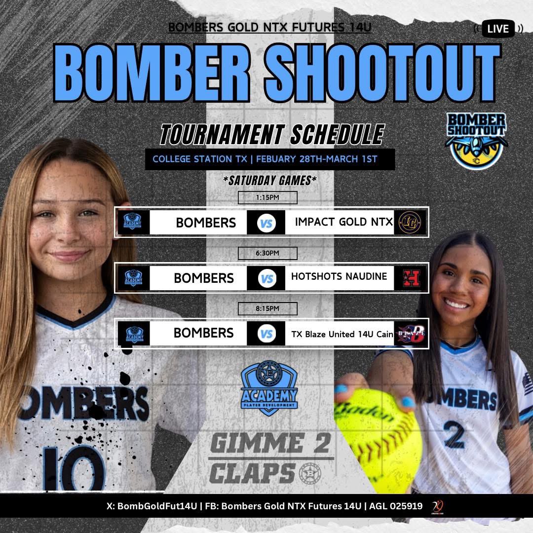 Excited to hit the dirt!! 🥎🔥

<a href="/bombGoldFut14u/">Bombers Gold NTX Futures 14u</a> <a href="/bombers_academy/">Bombers Academy</a> <a href="/CoastRecruits/">Coast 2 Coast Recruits</a> <a href="/lsu_dailynews/">DAILY LSU NEWS + LSU Softball Report</a> <a href="/CoastRecruitsSB/">Coast Recruits 🥎</a> <a href="/TheeSBReport/">Thee Softball Report</a> <a href="/BeThatPlayer1/">Be That Player</a> <a href="/tagupSoftball/">tagup</a> <a href="/BeThatPlayer1/">Be That Player</a> <a href="/SladeMaloney/">Slade Maloney</a> <a href="/RecruitMatador/">Matador Media</a> <a href="/RealmRecruiting/">The Recruiting Realm</a> <a href="/ScoutSoftball/">Scout Softball</a> <a href="/USASoftball/">USA Softball</a> <a href="/USASoftballREC/">USA Softball Recruiting🥎</a>